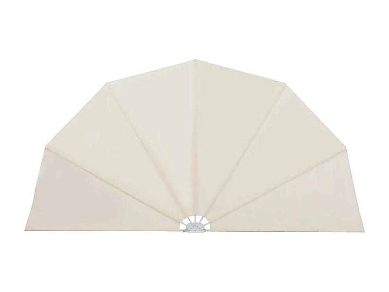 Auvent paravent store brise-vue crème 200 x 20 x 200 cm 02_0007065