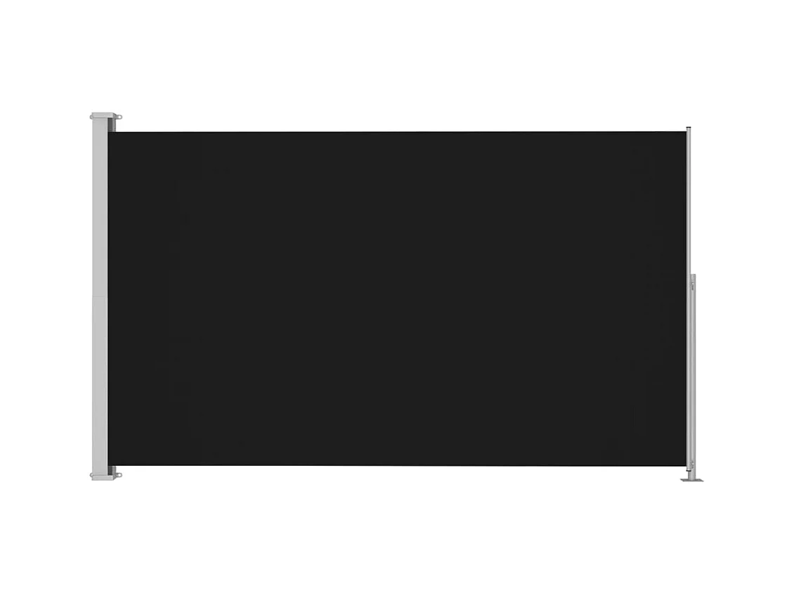 Tenda da sole parasole laterale retrattile per patio giardino terrazza balcone schermo di protezione visiva 200 x 300 cm nero 02_0007354