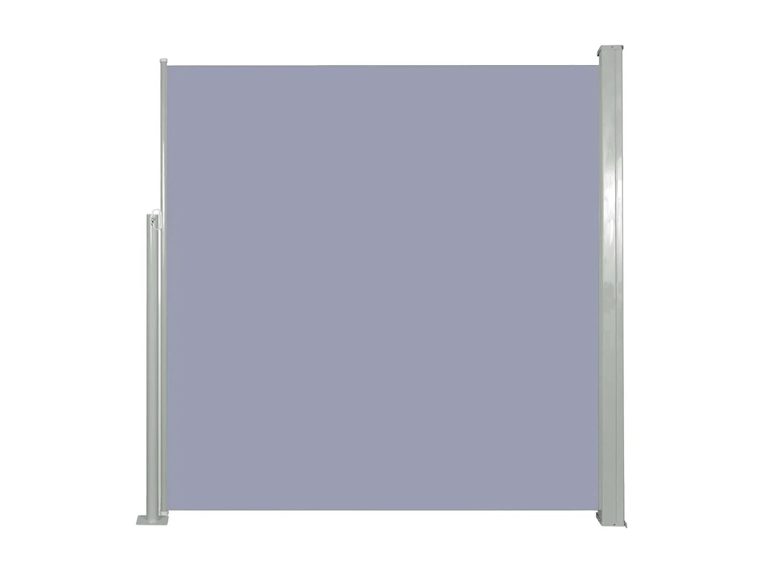 Toldo de protección lateral retráctil para terraza, jardín, terraza, balcón, protección visual, 140 x 300 cm, gris 02_0007089