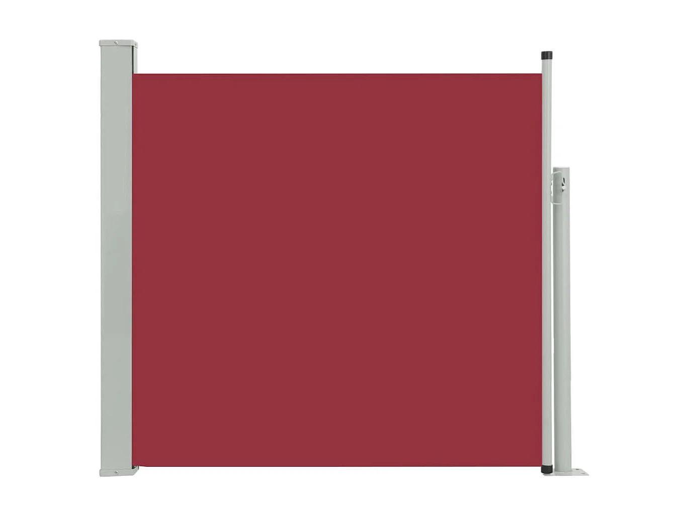 Tenda da sole schermo laterale retrattile per la privacy per patio giardino terrazza balcone schermo di protezione visiva 170 x 300 cm rosso 02_0007320