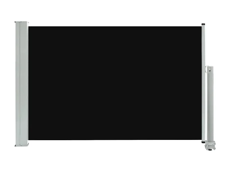 Auvent paravent store brise-vue noire 300 x 60 x 60 cm 02_0007392