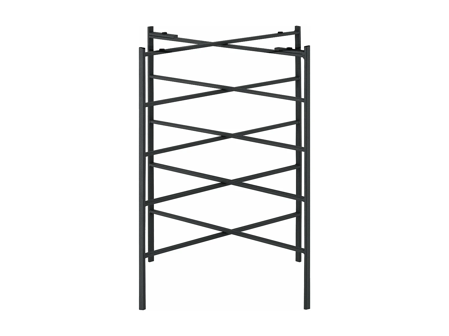 Table basse design plateau métal argentée 40 x 40 x 52 cm 03_0006158