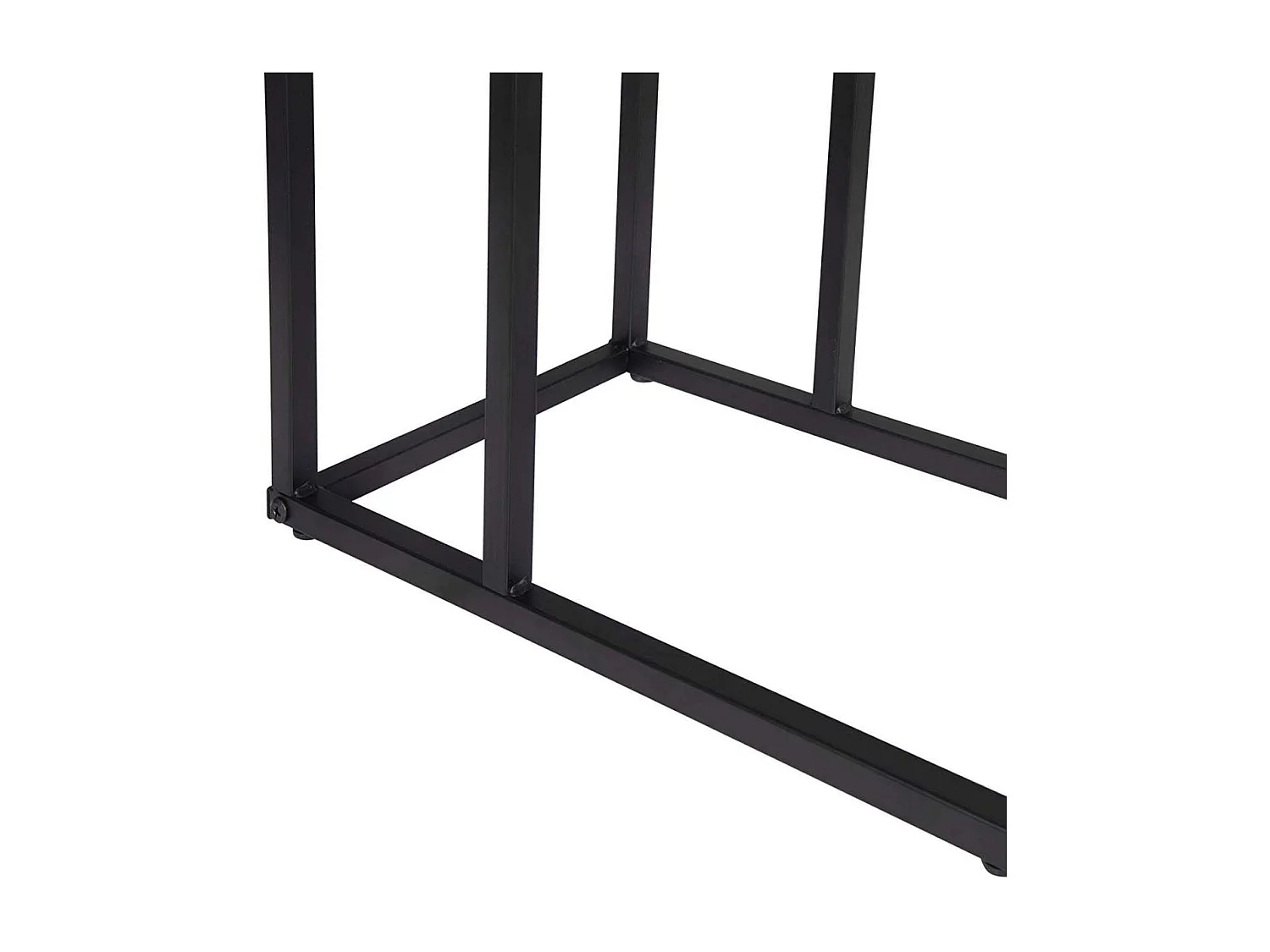 Mesa lateral 63,5 cm em metal e madeira 19_0000363