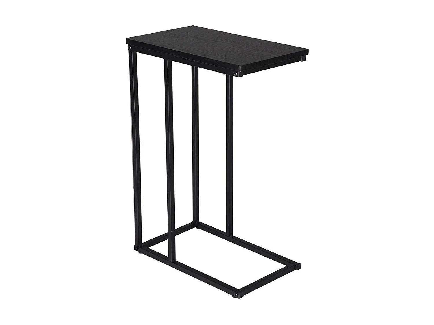 Mesa lateral 63,5 cm em metal e madeira 19_0000363