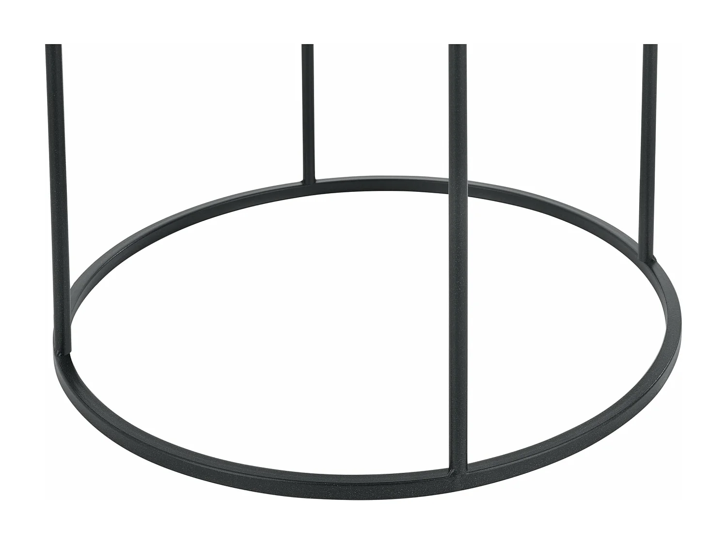 Lot de 3 tables métal argentée 40 x 40 x 55 cm 03_0003695