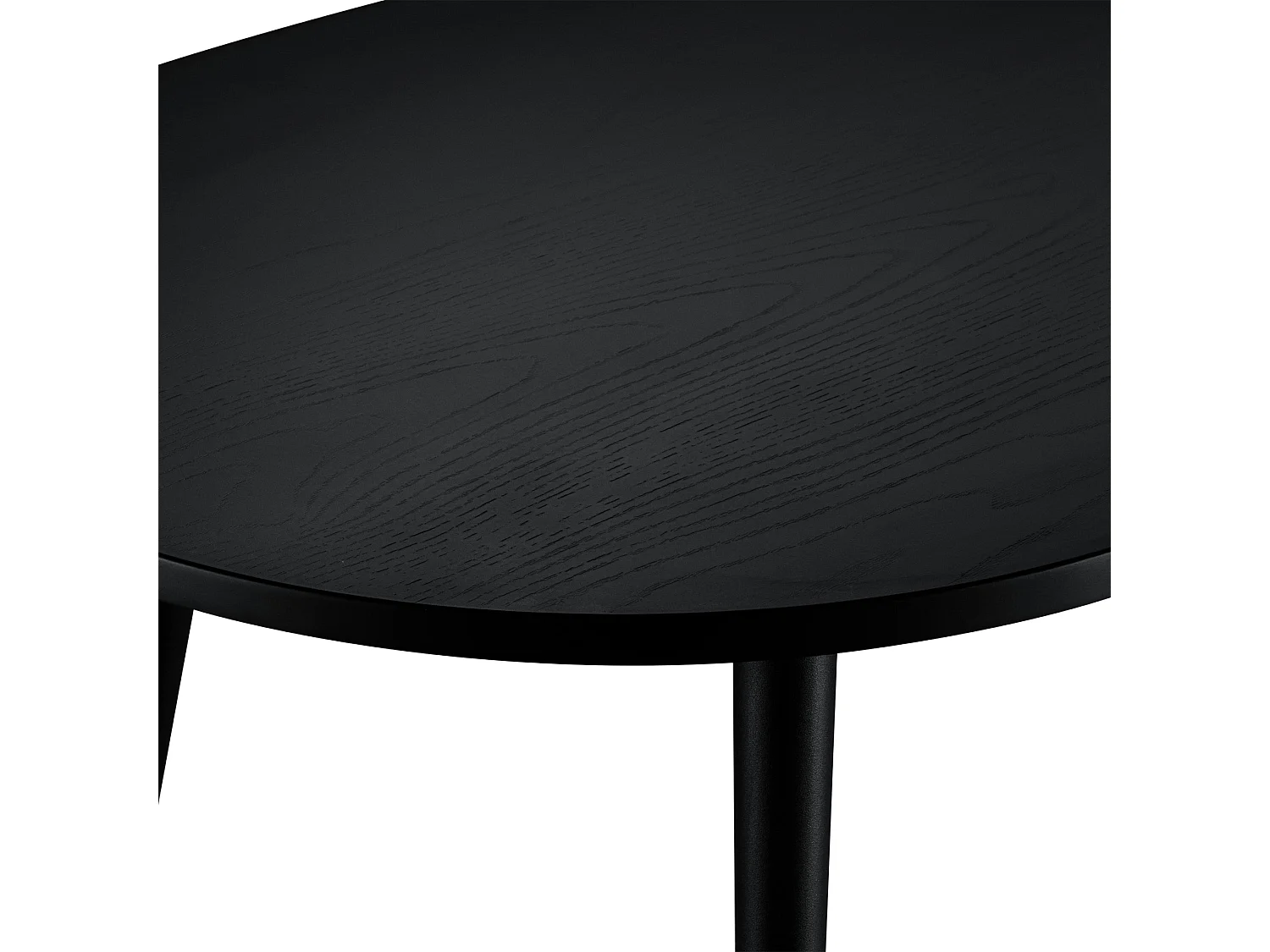 Elegante tavolino di design da salotto tavolo con gambe solide MDF metallo verniciato a polvere 47 x 120 x 60 cm effetto rovere ottone laccato nero opaco 03_0006157