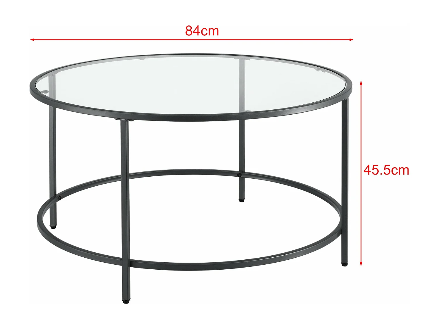 Table basse ronde pour 84 x 84 x 45.5 cm 03_0006180