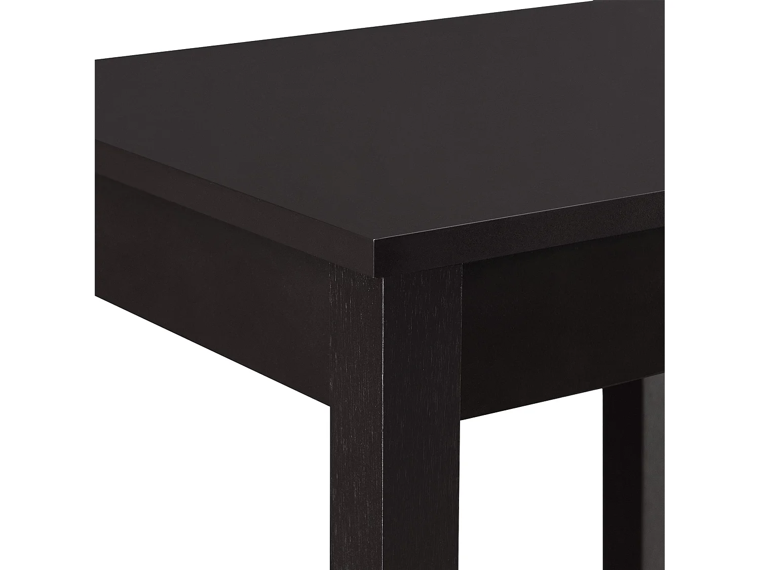 Mesa de centro elegante para sala de estar, mesa lateral com espaço de armazenamento MDF 74 x 38 x 30 cm marrom escuro 03_0006152