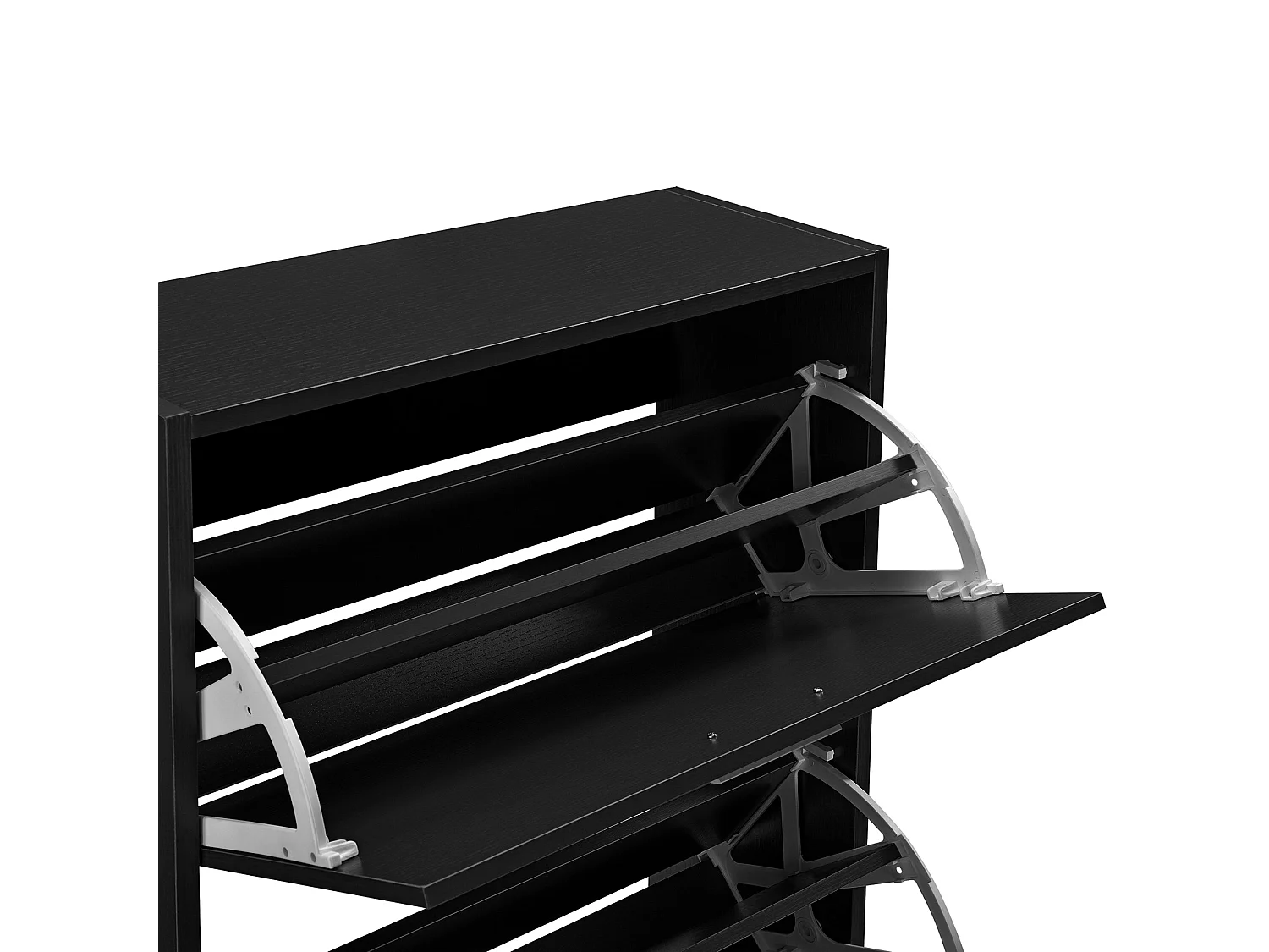 Étagère armoire meuble à noire 63 x 24 x 81 cm 03_0005171