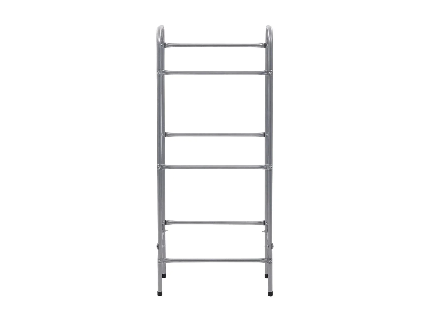 Prateleira de armazenamento para 3 caixas 50 x 33 x 116 cm aço prateado 02_0000642