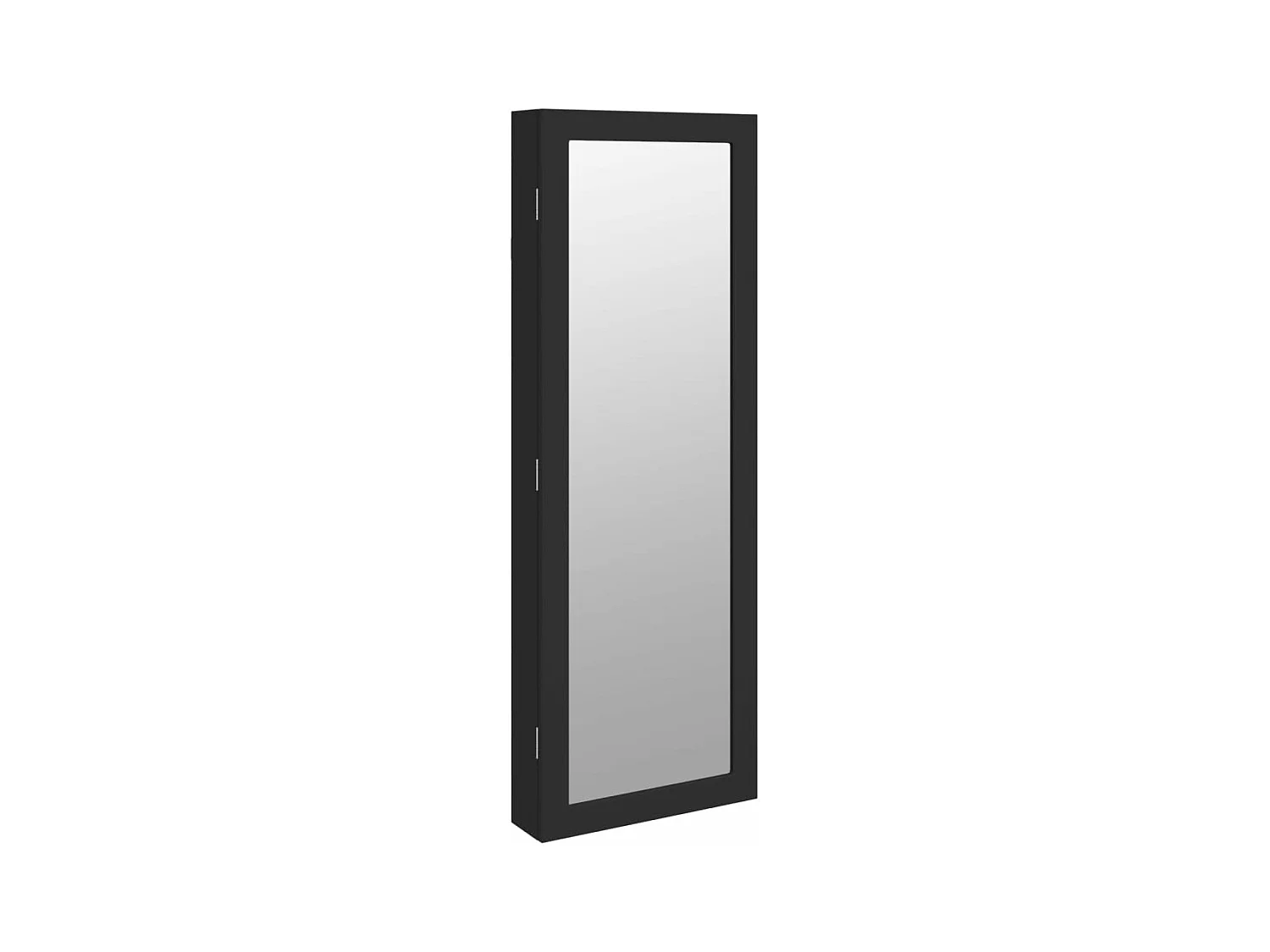 Armoire à bijoux meuble noire 37.5 x 10 x 106 cm 02_0022823