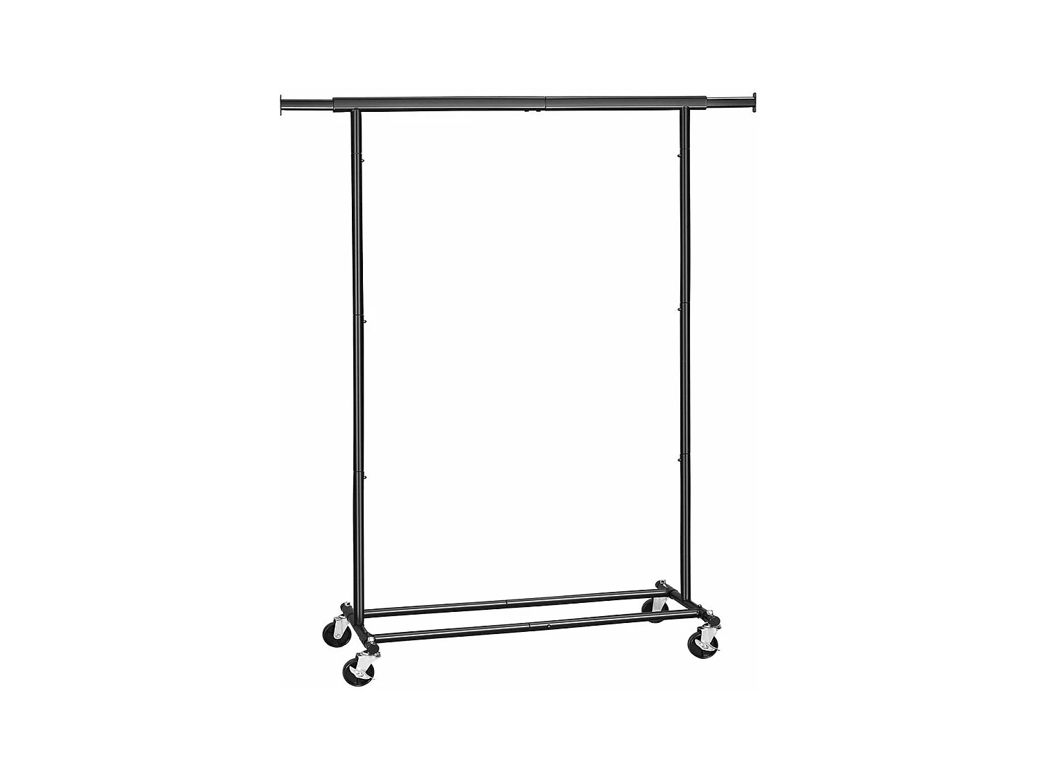 Portant à vêtements avec noire 92 x 45.4 x 160 cm 12_0003660