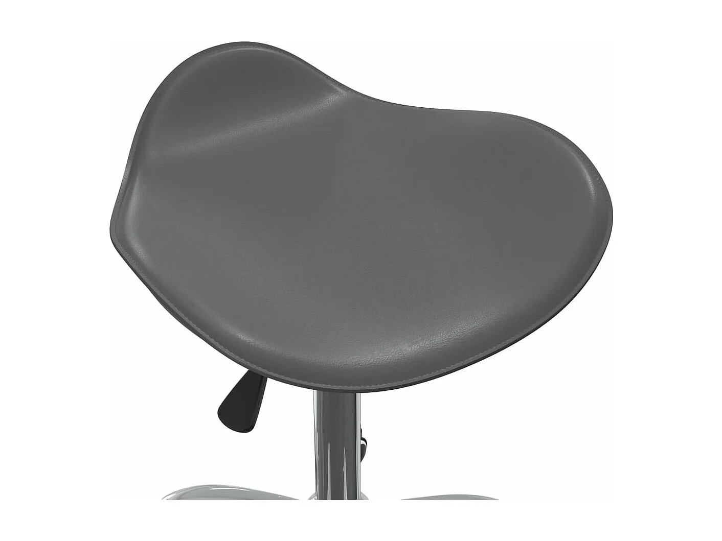 Silla sillón ordenador oficina asiento estudio gris símil piel 02_0024026