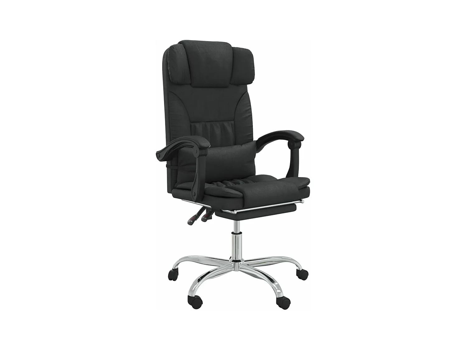 Fauteuil de massage inclinable cuir noire 63 x 56 x 122 cm 02_0025414