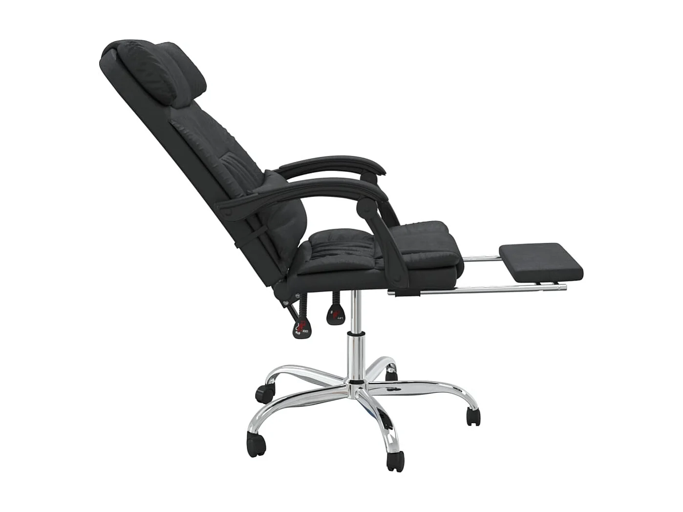Fauteuil de massage inclinable cuir noire 63 x 56 x 122 cm 02_0025414