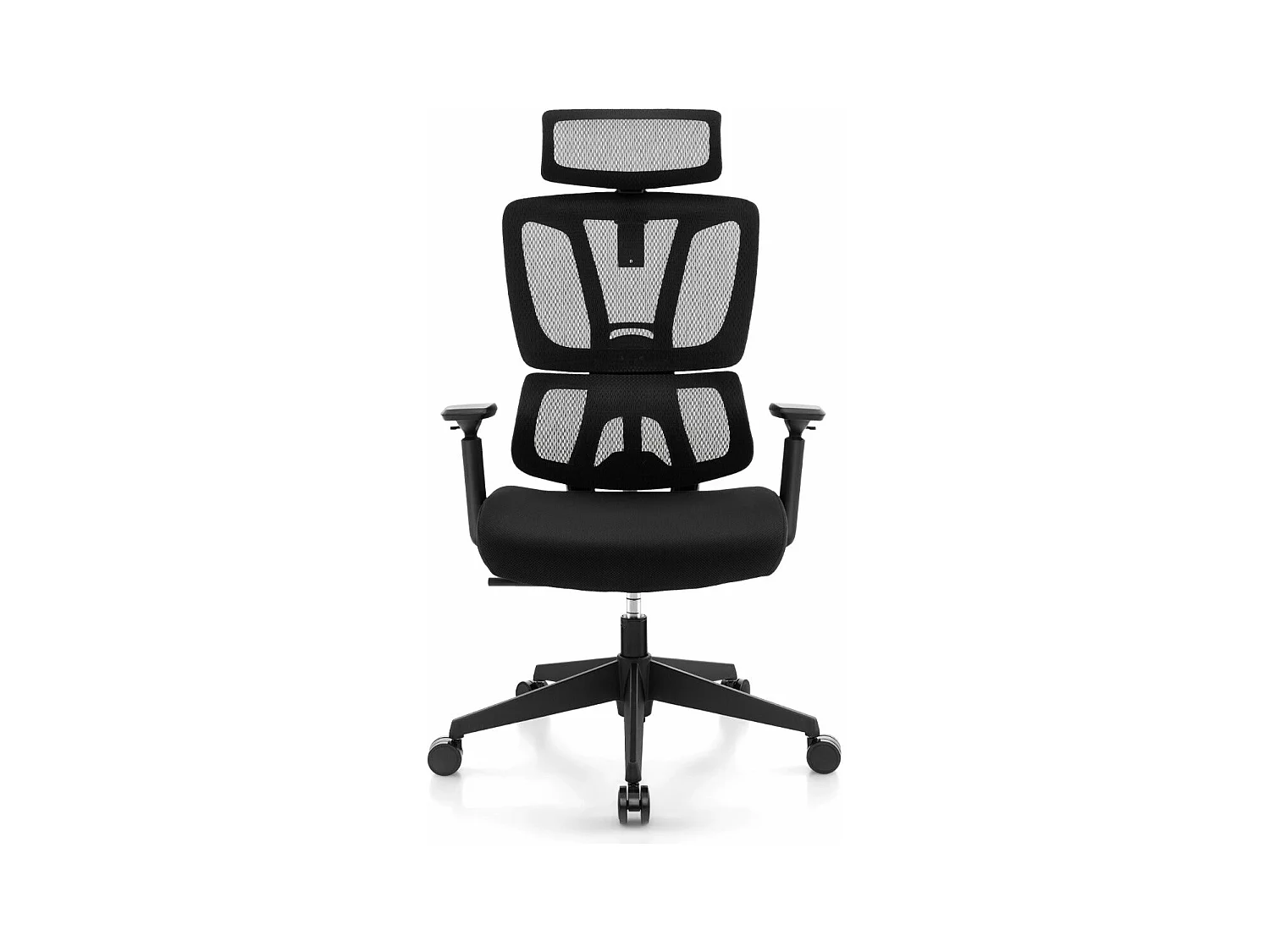 Chaise de direction chaise noire 72 x 72 x 126.5 cm 20_0005289