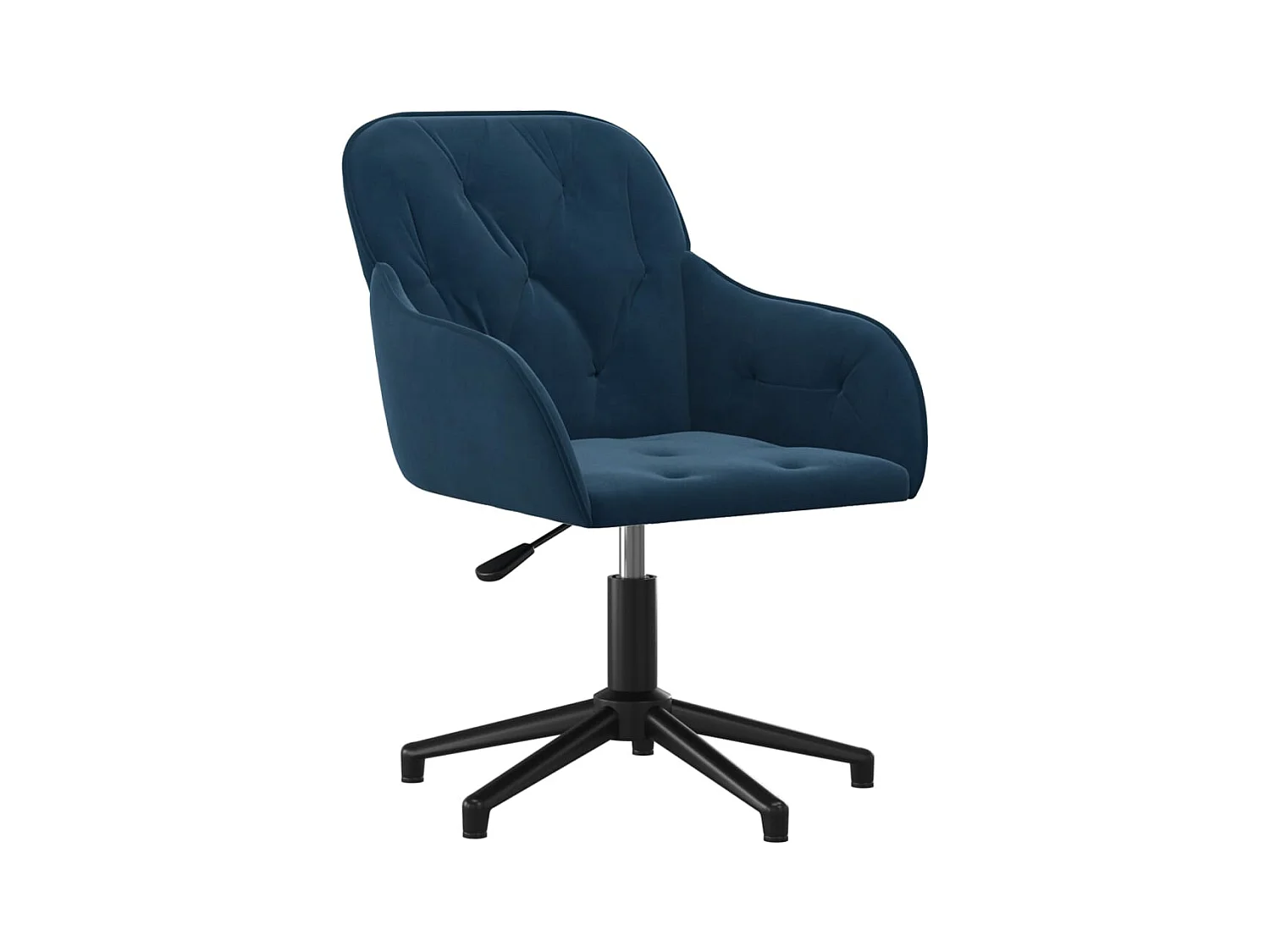 Chaise fauteuil siège pivotante bleue 56 x 61.5 x 72 cm 02_0024091