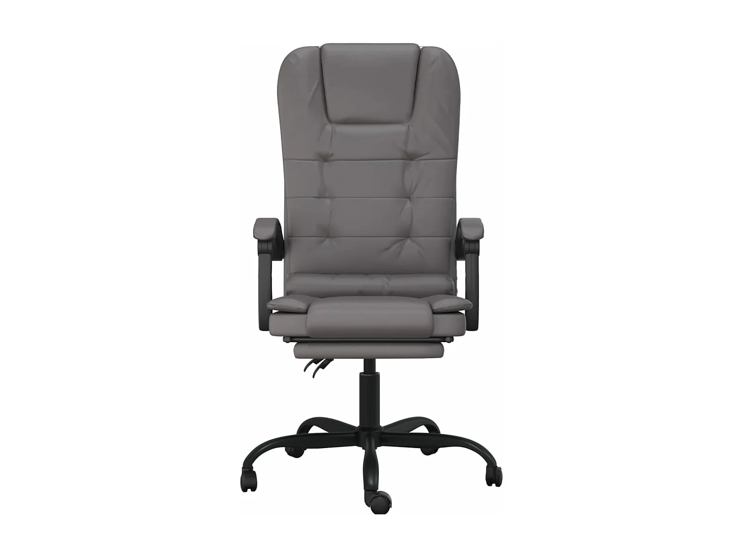 Fauteuil de massage inclinable cuir grise 63 x 56 x 122 cm 02_0025408