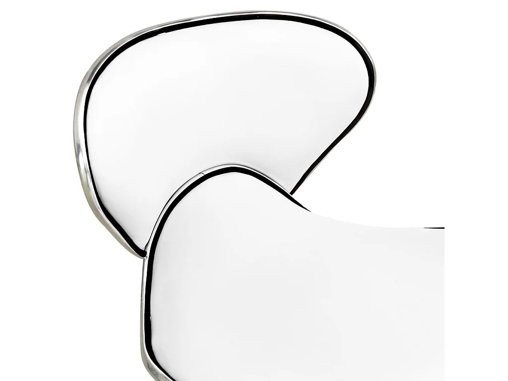 Sedia poltrona computer sede ufficio studio similpelle bianca 02_0023986