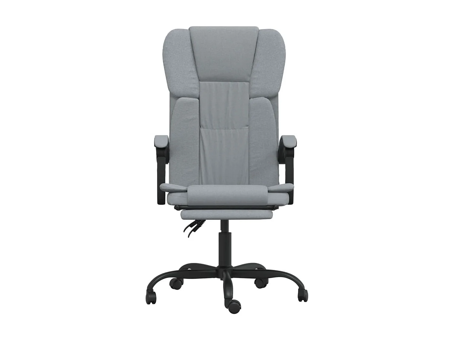 Chaise fauteuil siège pivotante tissu grise 63 x 56 x 122 cm 02_0024237