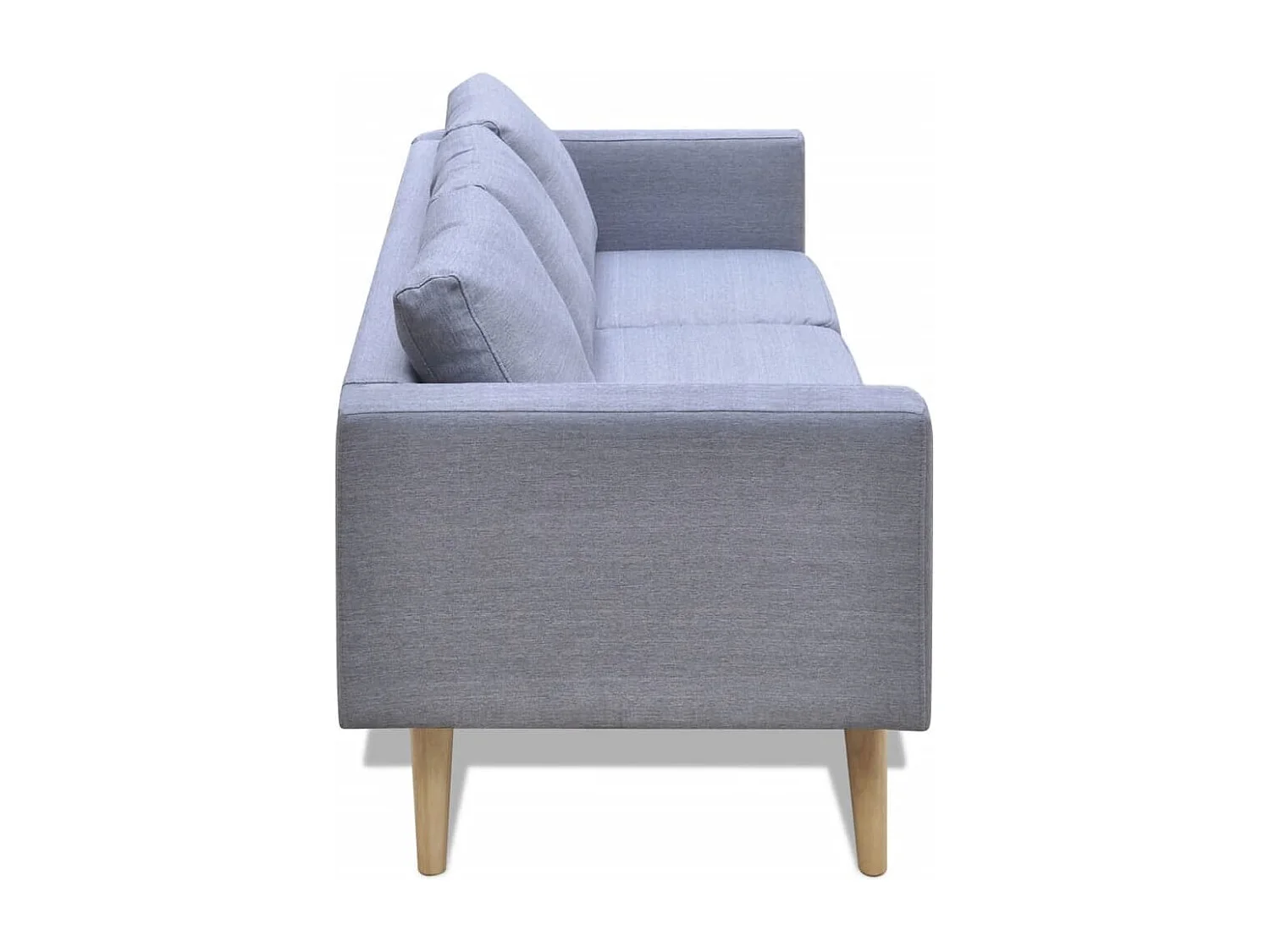 Jeu de canapé 2 tissu grise 116 x 70 x 73 cm 02_0020260