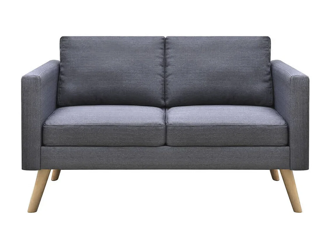 Jeu de Canapé tissu grise 116 x 70 x 73 cm 02_0019693