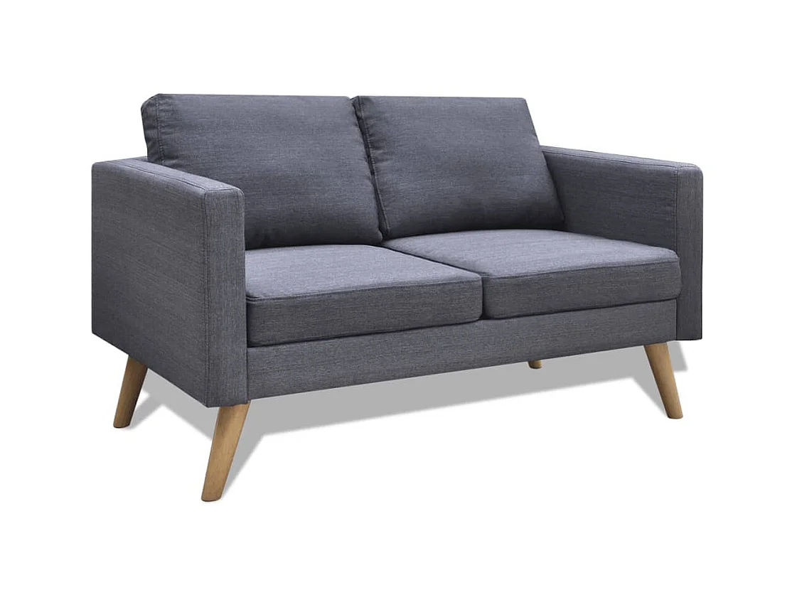 Jeu de Canapé tissu grise 116 x 70 x 73 cm 02_0019693