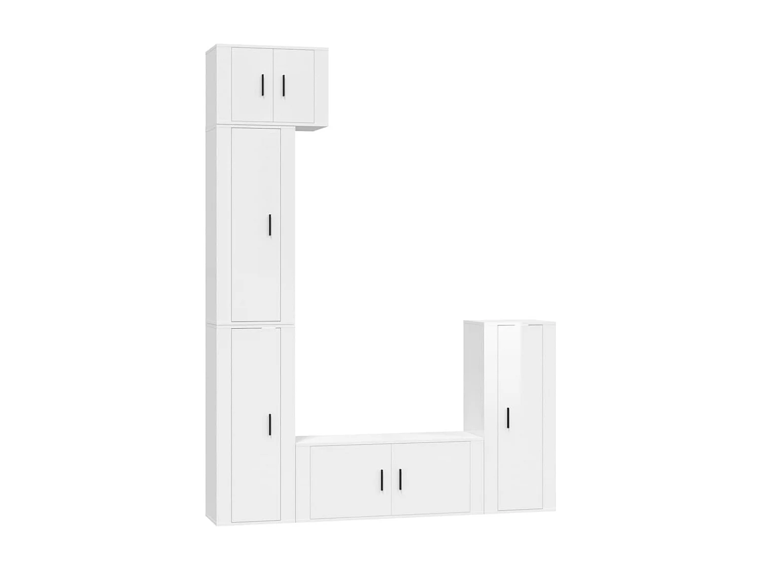 Ensemble de meubles armoire bois blanc 57 x 34.5 x 40 cm 02_0024919