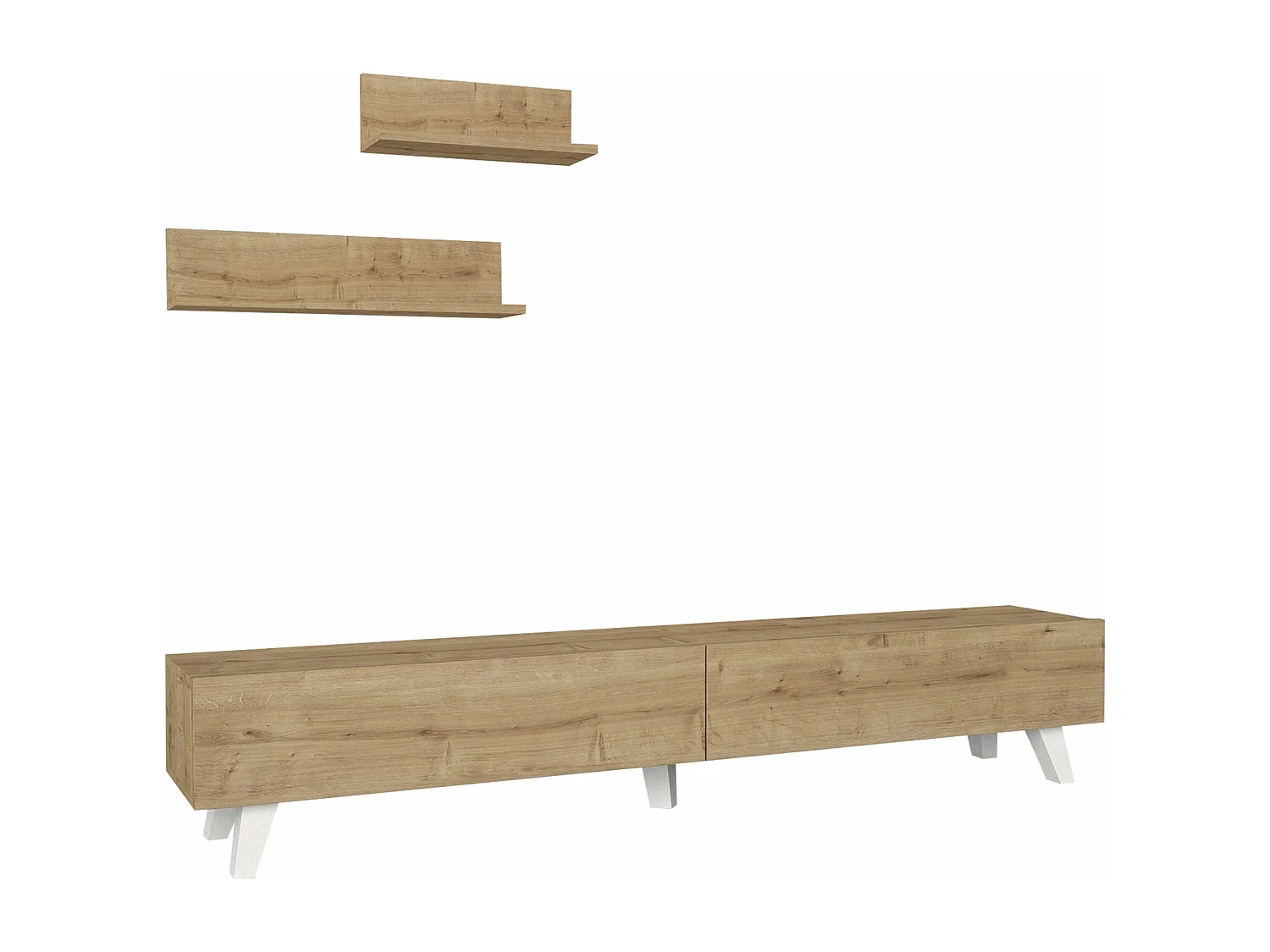 Ensemble meuble TV et beige 180 x 31 x 33 cm 03_0007888