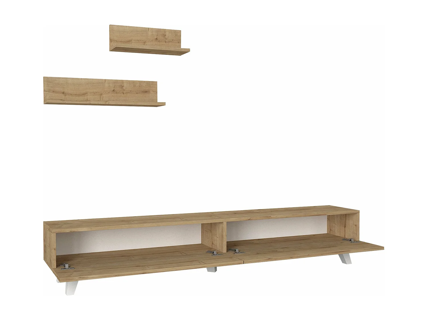 Ensemble meuble TV et beige 180 x 31 x 33 cm 03_0007888