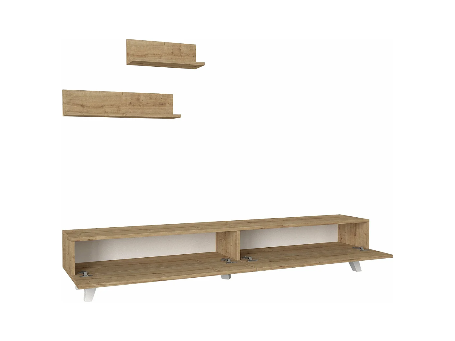 Ensemble meuble TV et beige 180 x 31 x 33 cm 03_0007888