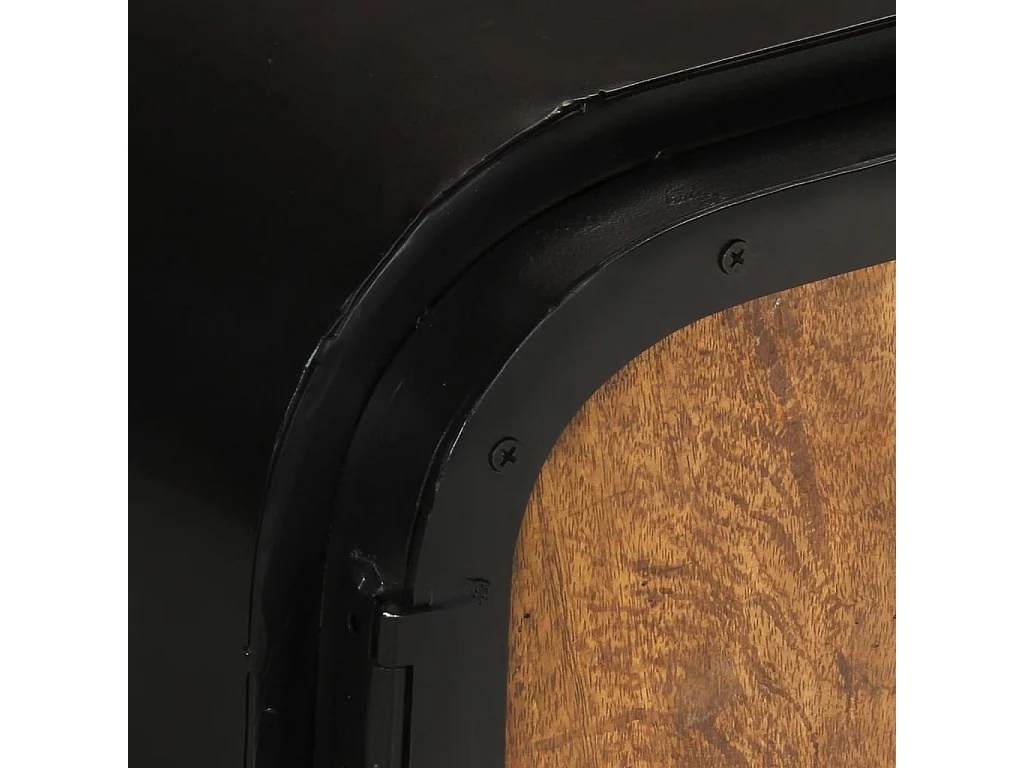 Meuble TV multimédia étagère bois marron 110 x 30 x 45 cm 02_0025745