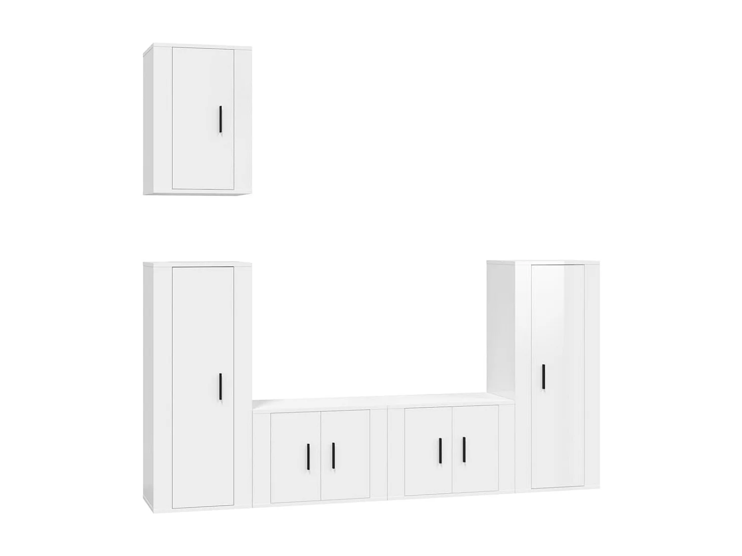 Ensemble de meubles armoire bois blanc 57 x 34.5 x 40 cm 02_0024923