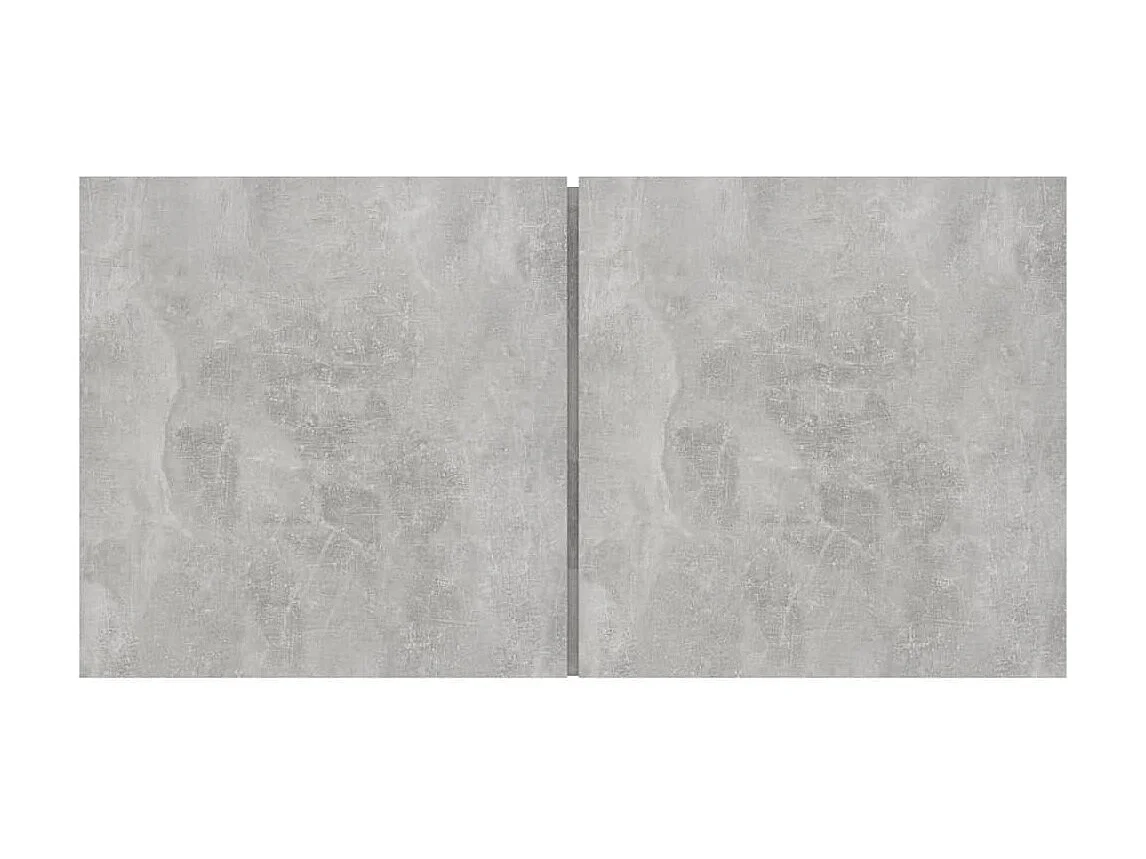 Conjunto de móveis armário aparador tv televisão sala quarto sala 4 peças madeira projetada cinza 02_0024700