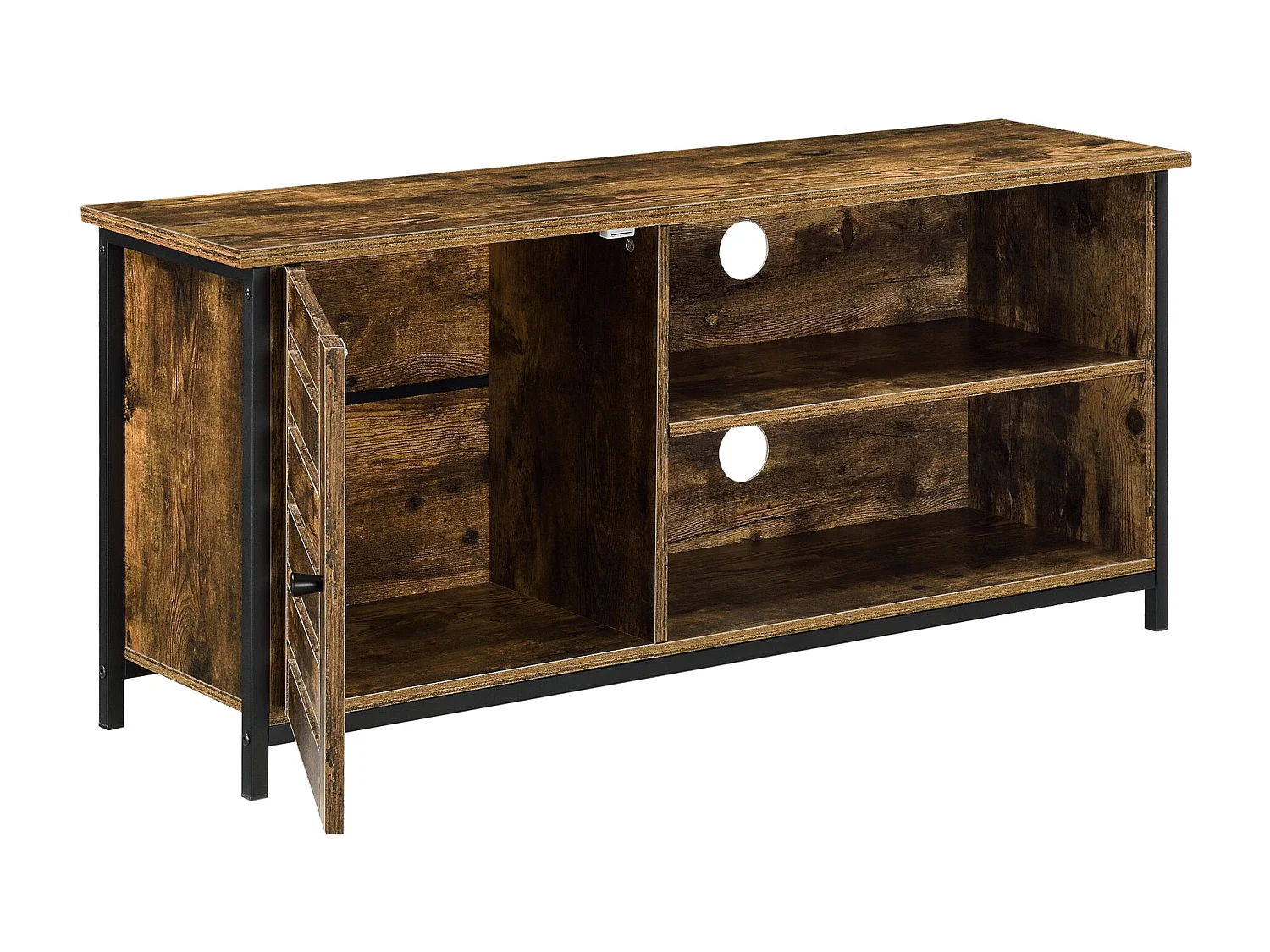 Meuble TV 49 x bois marron 110 x 30 x 49 cm 03_0007753