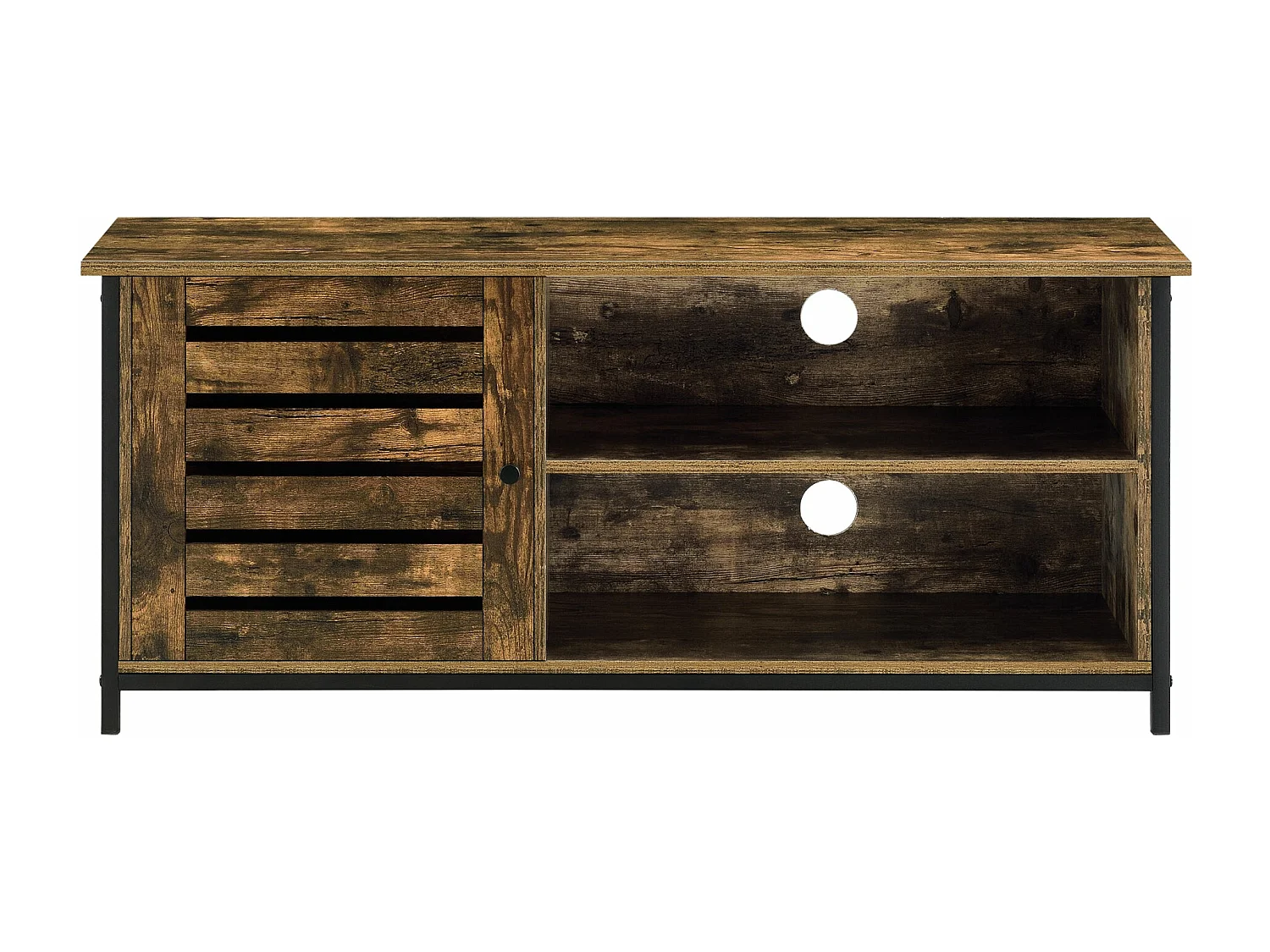 Meuble TV 49 x bois marron 110 x 30 x 49 cm 03_0007753