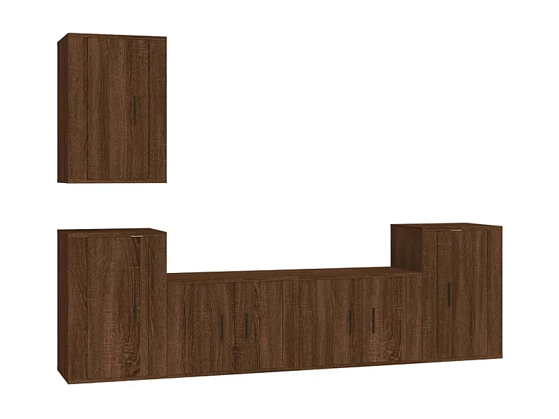 Ensemble de meubles armoire bois marron 57 x 34.5 x 40 cm 02_0024936