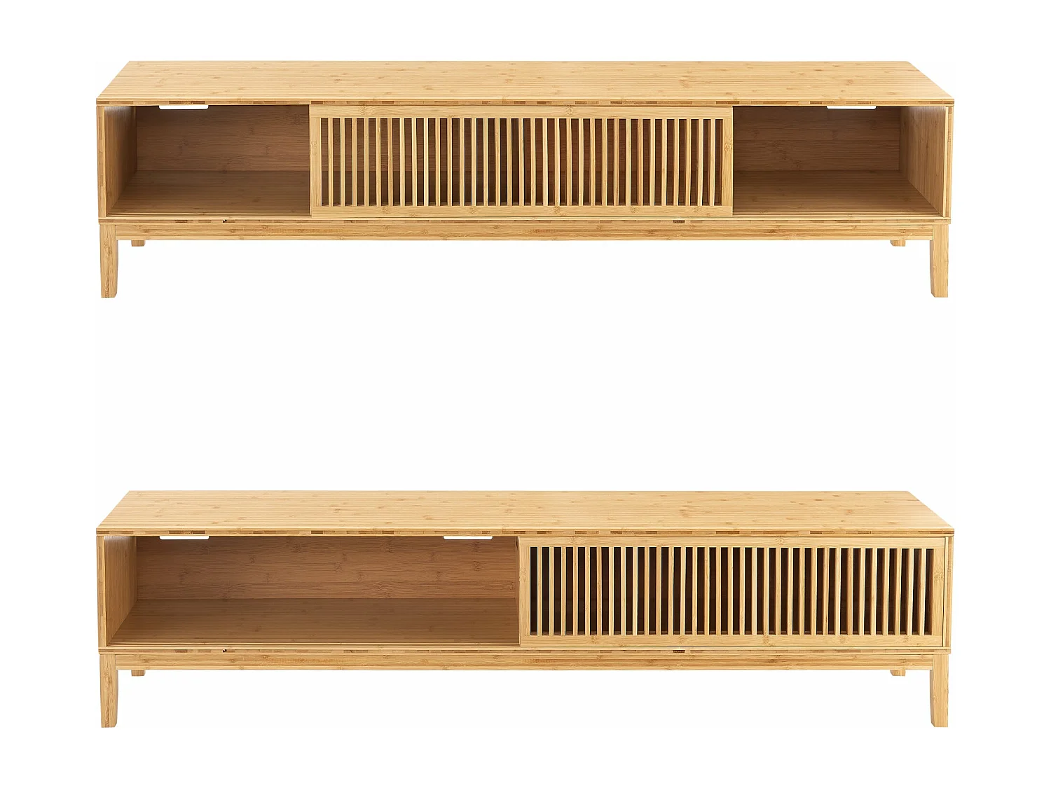 Meuble TV bambou 160 bambou marron 160 x 40 x 38 cm 03_0007873