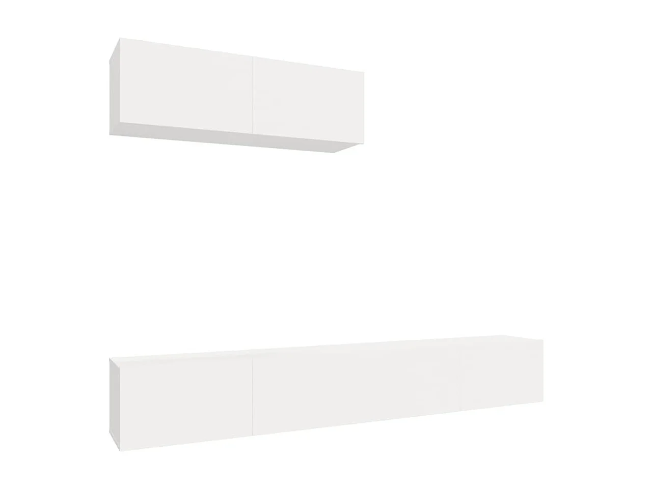 Ensemble de meubles armoire bois blanc 100 x 30 x 30 cm 02_0024474