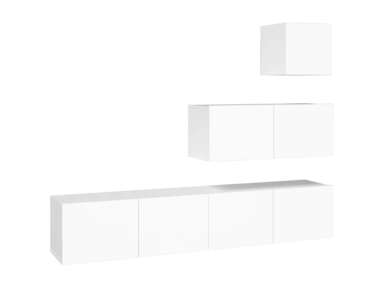 Ensemble de meubles armoire bois blanc 80 x 30 x 30 cm 02_0024652