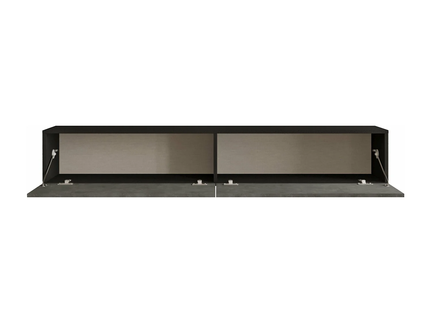 Meuble TV à 2 noire 180 x 31.5 x 29.5 cm 03_0007790