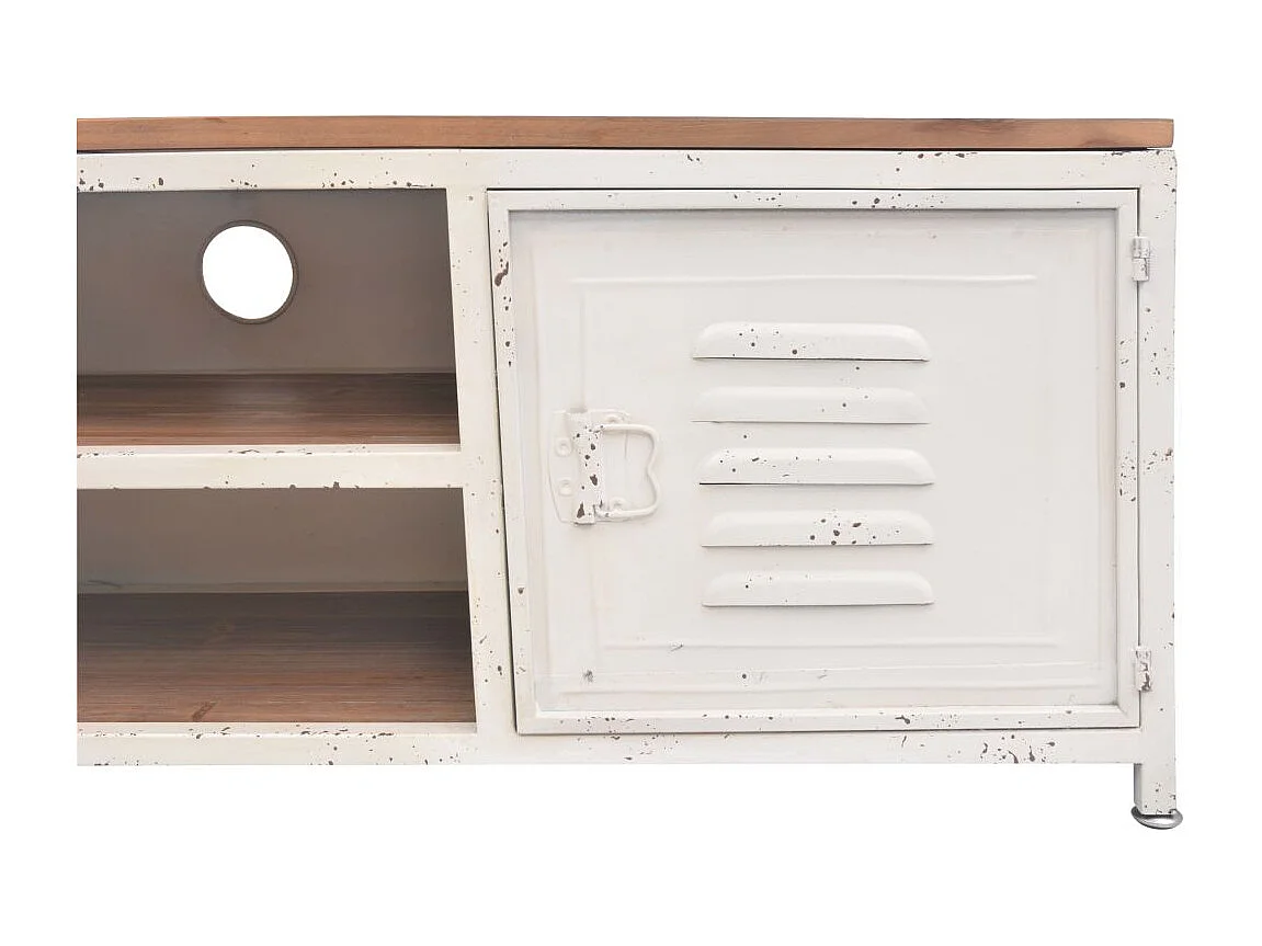 Mobile TV Buffet TV Mobile TV dal design pratico 120 cm bianco 2502292