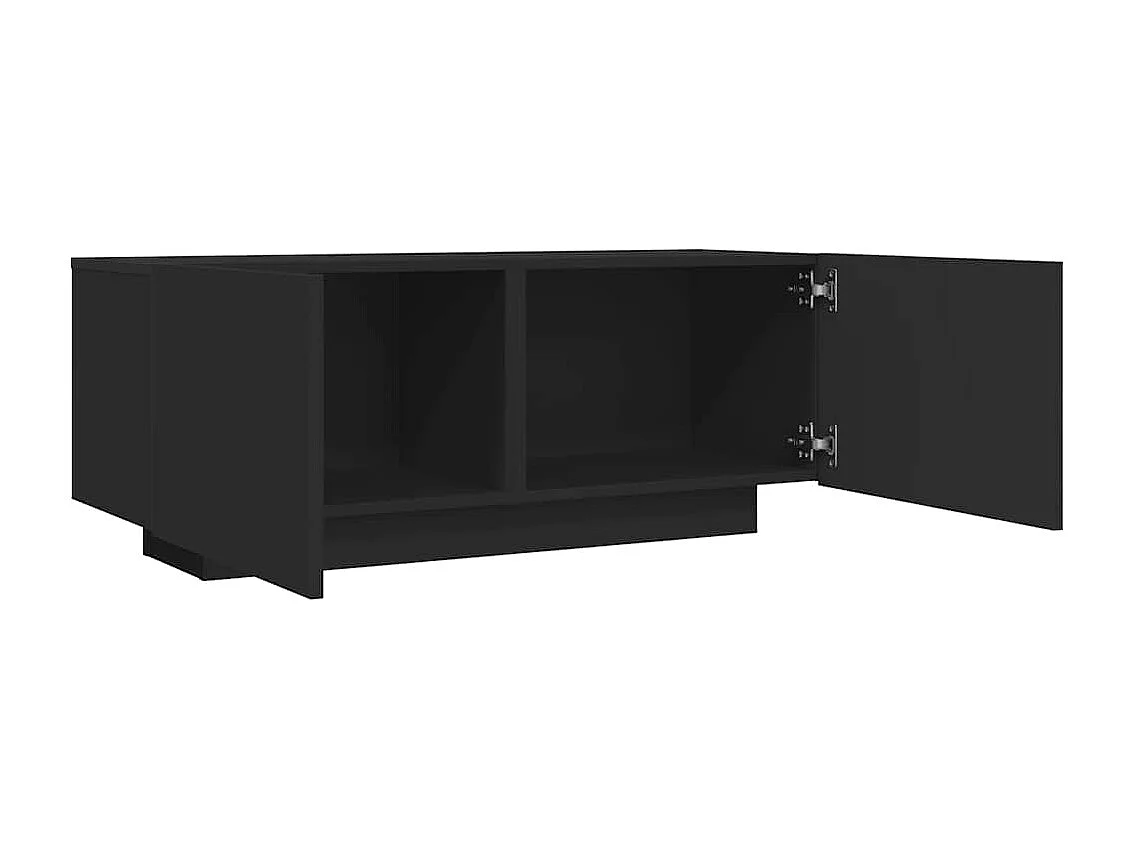 Mueble de TV multimedia estantería para TV mueble de TV comedor salón dormitorio 100 x 35 x 40 cm aglomerado negro 02_0025482
