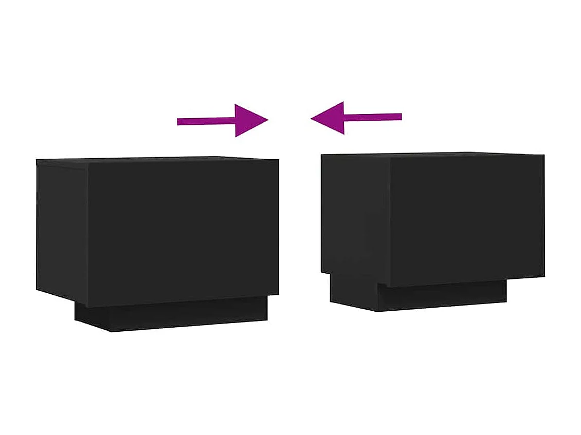 Mueble de TV multimedia estantería para TV mueble de TV comedor salón dormitorio 100 x 35 x 40 cm aglomerado negro 02_0025482