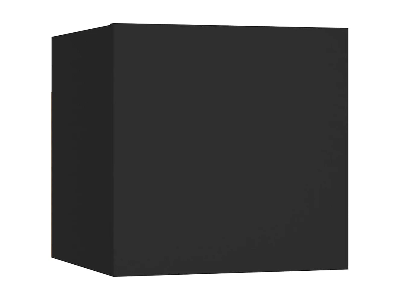 Set di mobili mobile credenza TV televisione soggiorno camera da letto soggiorno 6 pezzi in MDF nero 02_0025056