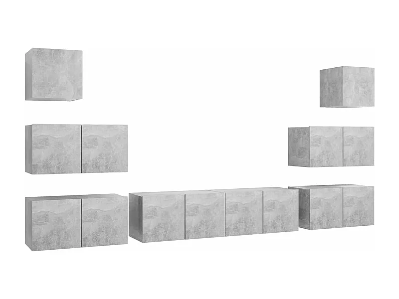 Ensemble de meubles armoire bois marron 60 x 30 x 30 cm 02_0025247