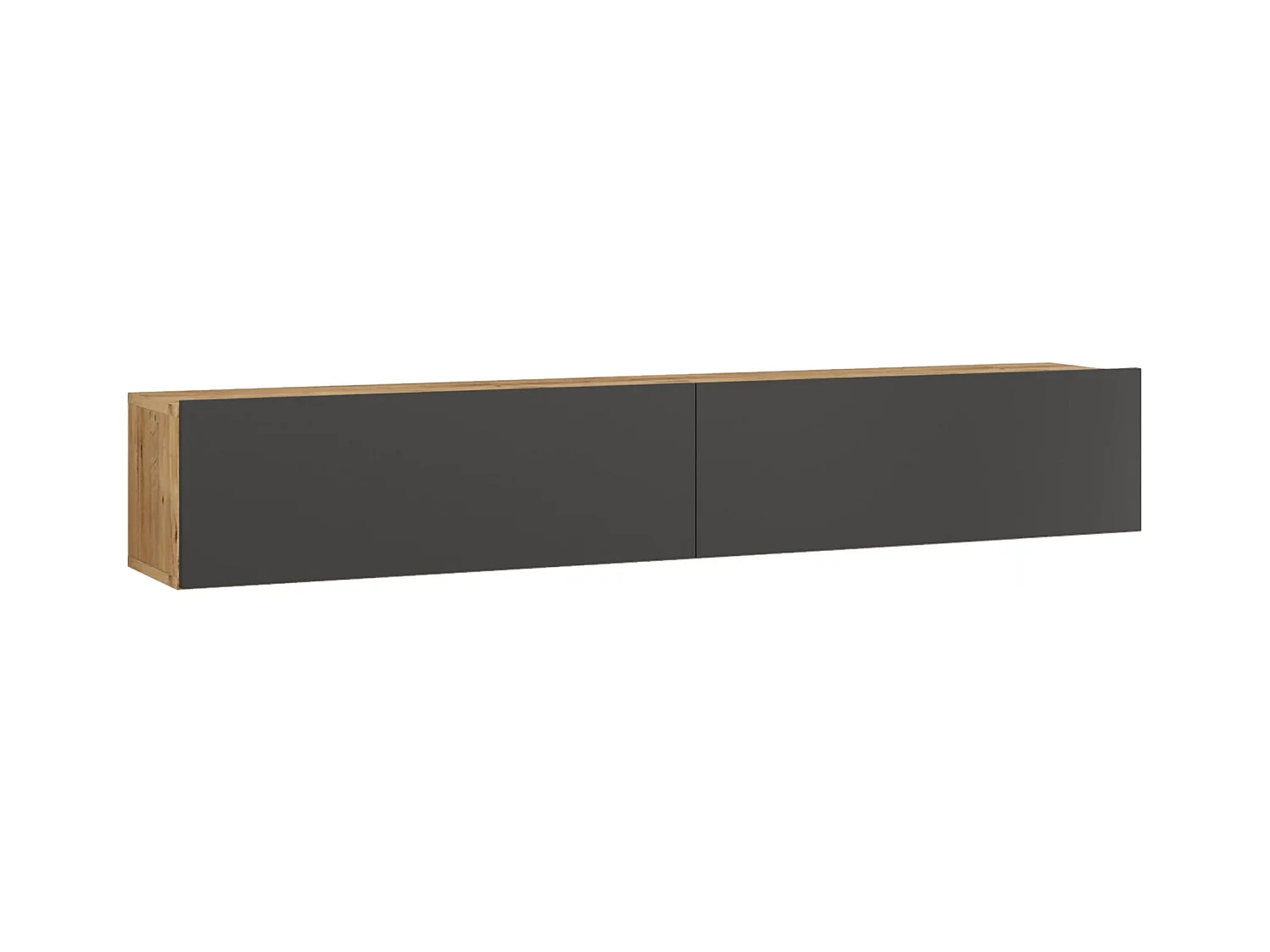 Meuble TV à 2 beige 180 x 31.5 x 29.5 cm 03_0007788