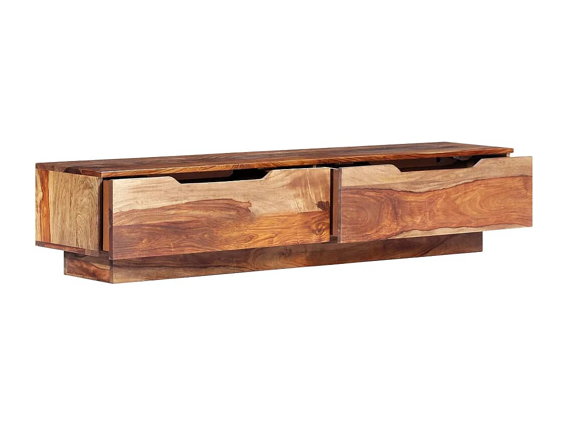 Pratico mobile porta TV/credenza di design 145 cm legno massello di sheesham 2502076