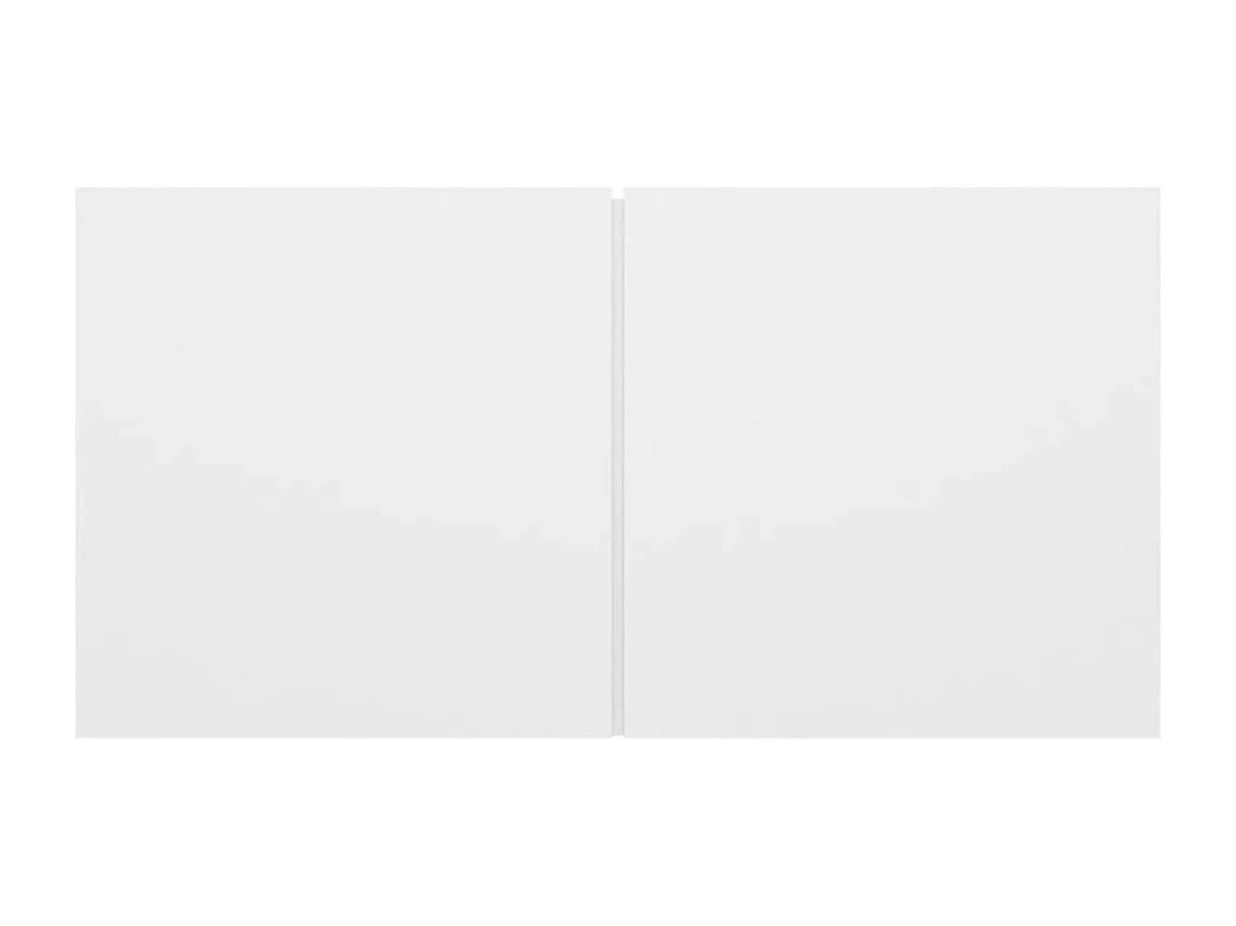 Conjunto de móveis armário aparador tv televisão sala quarto sala 5 peças madeira projetada branca 02_0024865