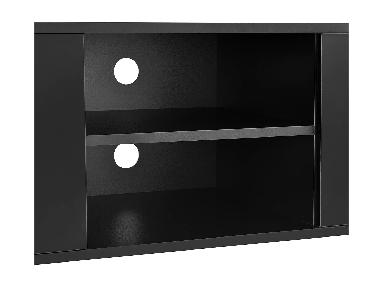 Meuble TV moderne support noire 120 x 40 x 38 cm 03_0005872